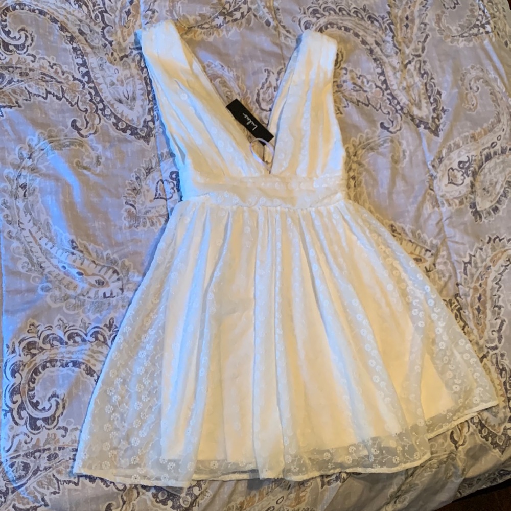 White lulus dress